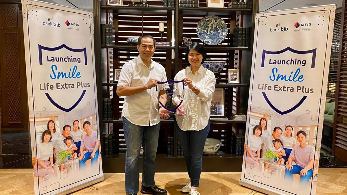 PT MSIG Life Indonesia Tbk bersama bank bjb menjalin kerja sama dengan meluncurkan produk asuransi Smile Life Extra Plus.