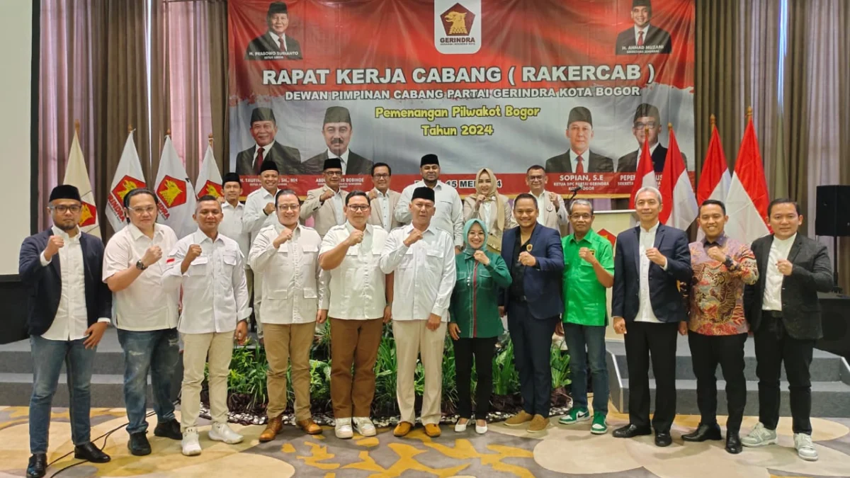 Para pimpinan empat parpol di Kota Bogor sepakat membentuk koalisi besar untuk Pilkada 2024. (Yudha Prananda / Jabar Ekspres)
