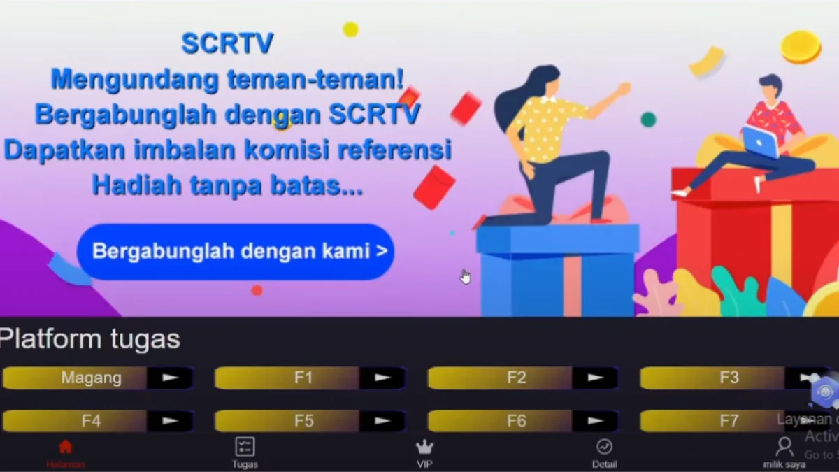 Apakah Aplikasi SCRTV Terbukti Membayar? Jangan Sampai Tertipu