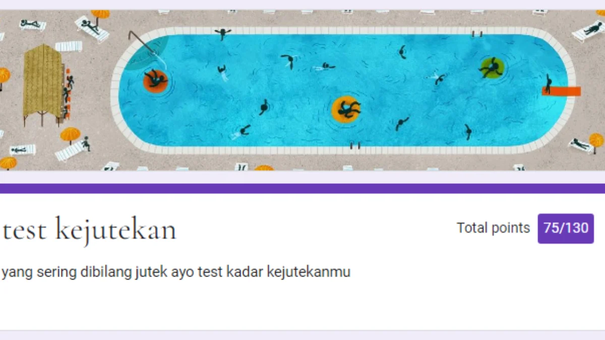 Link Ujian Kejutekan Docs Google Form Gratis DISINI Tes Seberapa Jutek Kamu