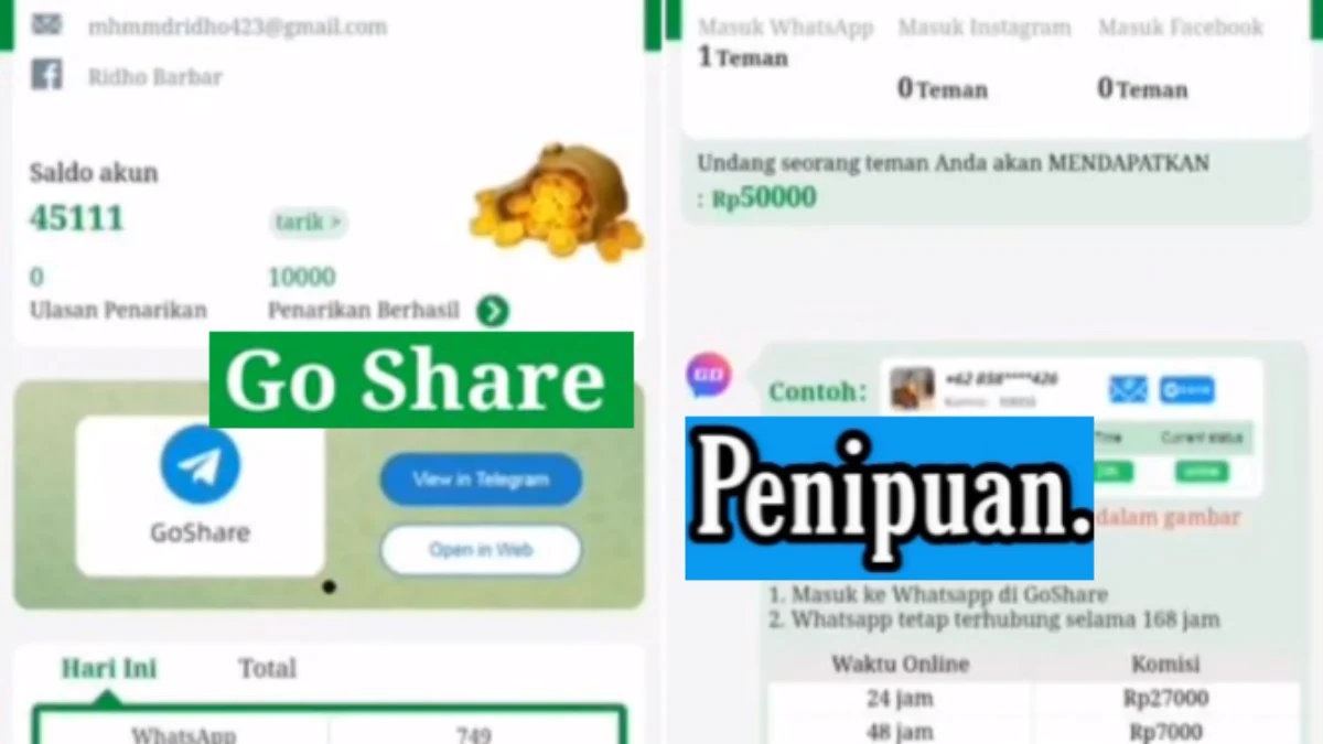 Aplikasi Go Share Penghasil Uang Terbukti Membayar atau Scam Penipuan?