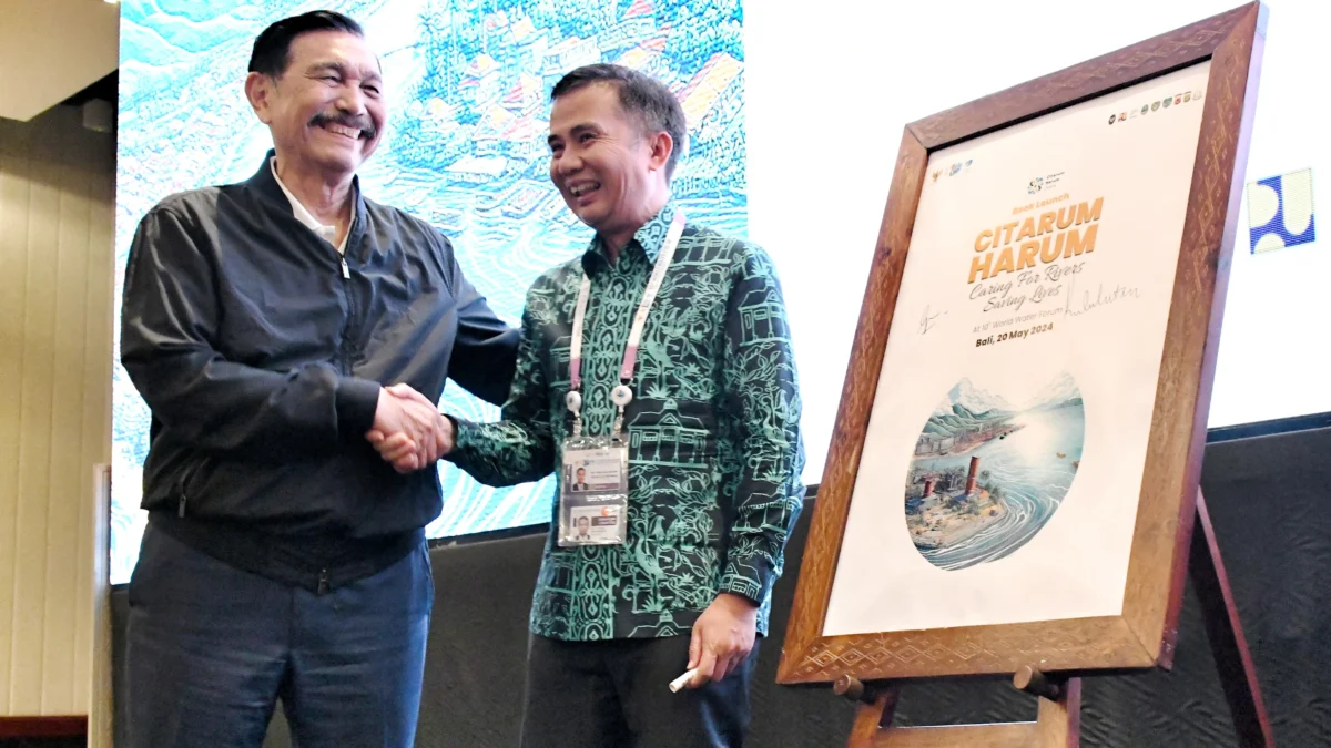 WORLD WATER FORUM Diluncurkan Buku Citarum Harum, Jadi Sumber Inspirasi bagi Generasi Mendatang