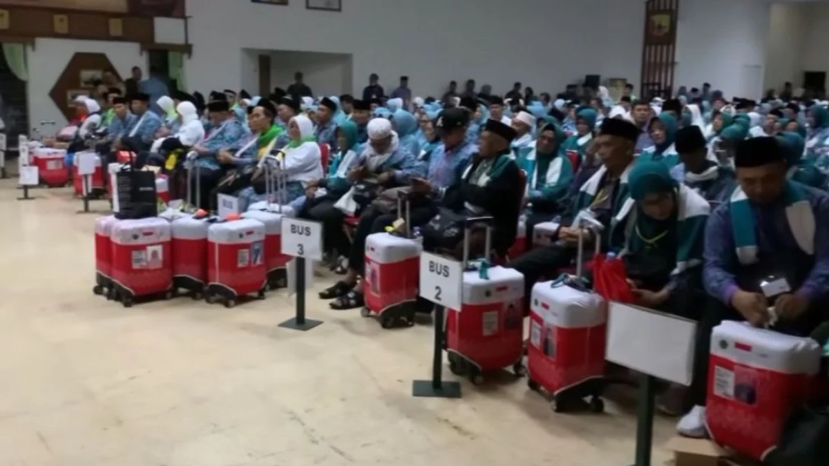 94 Tahun, Iman Jadi Calon Jemaah Haji Tertua di Bandung Barat Ilustrasi jemaah haji asal Bandung Barat. Dok Kemenag KBB