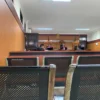 Suasana persidangan Ivan Rusvansyah juga merupakan mantan anggota DPRD Kota Sukabumi, saat menjalani sidang pada Senin siang kemarin. Riki Achmad/Jabar Ekspres.