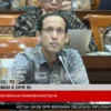 Tangkapan Layar Nadiem Makariem dalam Rapat Kerja Komisi X DPR RI Selasa (21/5)