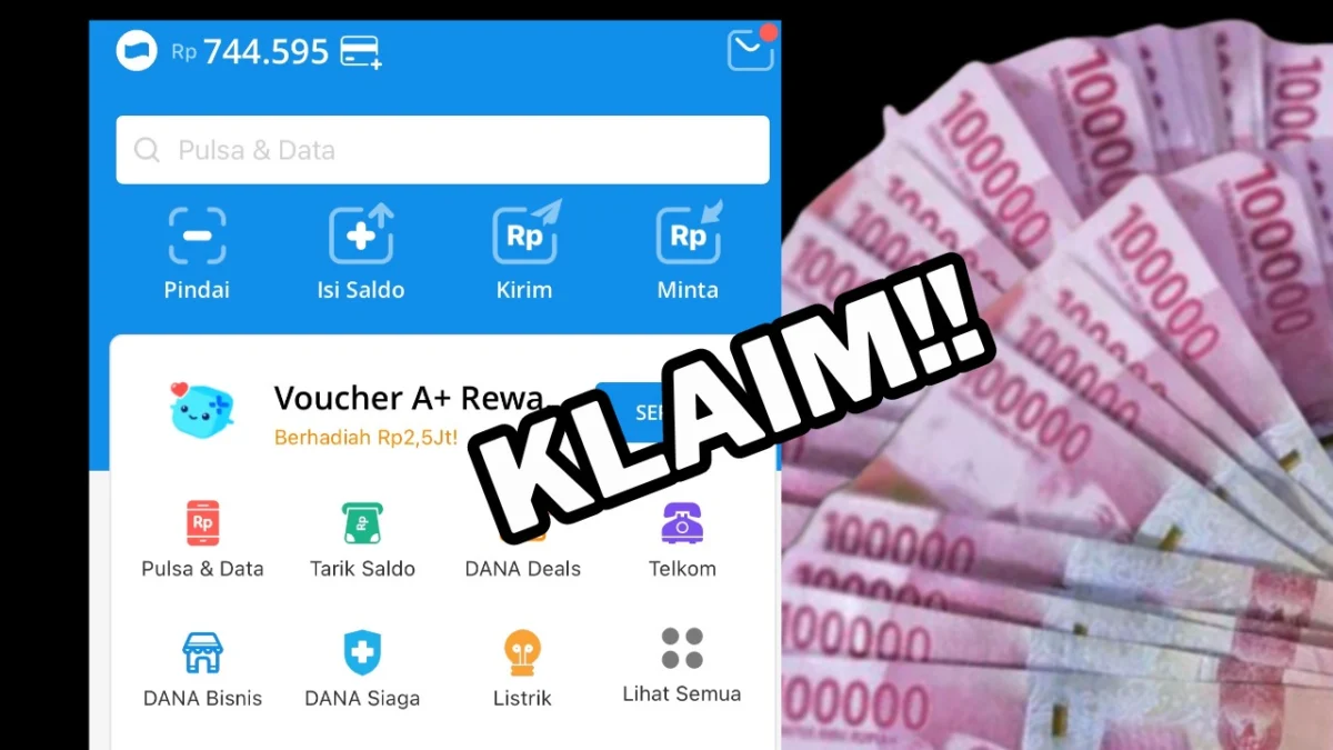 DANA KAGET 21 Mei 2024, Ambil Saldo DANA Gratis Rp 250.000 Didalamnya! DANA KAGET 21 Mei 2024, Ambil Saldo DANA Gratis Rp 250.000 Didalamnya!
