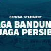 Jelang Laga Final di Bandung, Persib Ingatkan Bobotoh tetap Kondusif Official Statement Persib Bandung / (Dok Persib.co.id)
