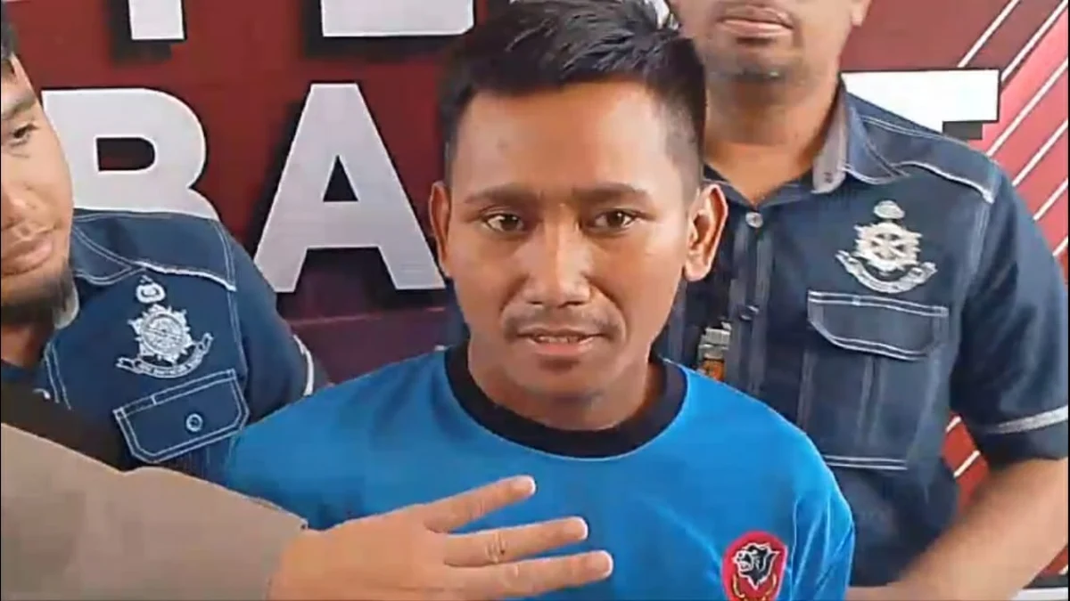 Pegi Setiawan alias Perong bantah ganti identitas dan lakukan pembunuhan. / tangkapan layar