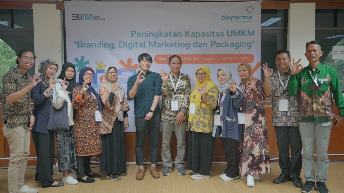 Kegiatan Peningkatan Kapasitas UMKM “Branding, Digital Marketing & Packaging”/ Dok. PT Bio Farma (Persero)