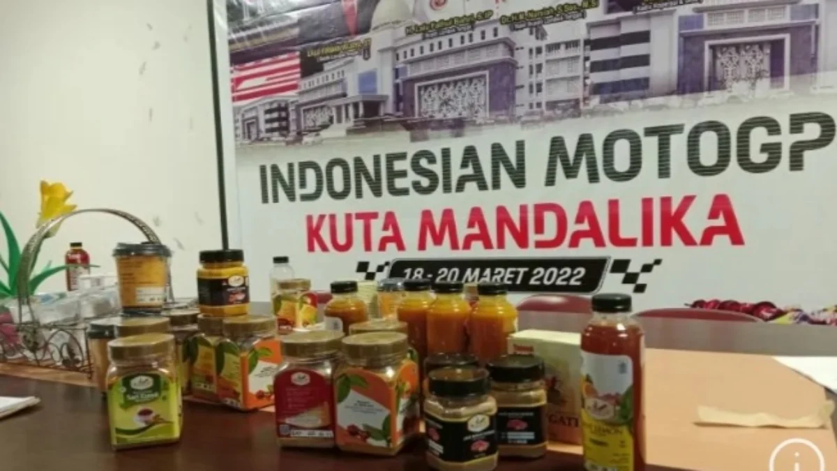 Produk hasil olahan empon-empon para pelaku UMKM di Lombok Tengah, Provinsi NTB. foto/ANTARA/Akhyar Rosidi.