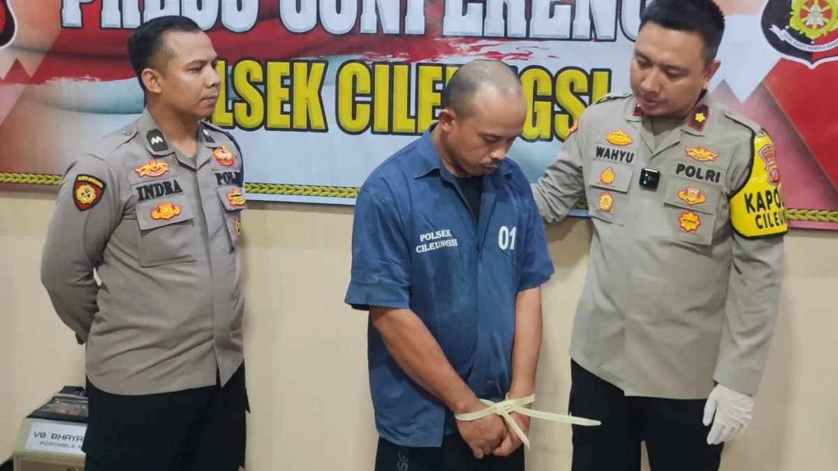 Polisi Tangkap Tukang Las di Bogor, Hobinya Maling Motor Foto : Dok Polsek Cileungsi