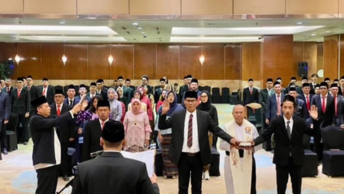 Ilustrasi pelantikan badan adhoc Bawaslu di Kota Bandung (ist)