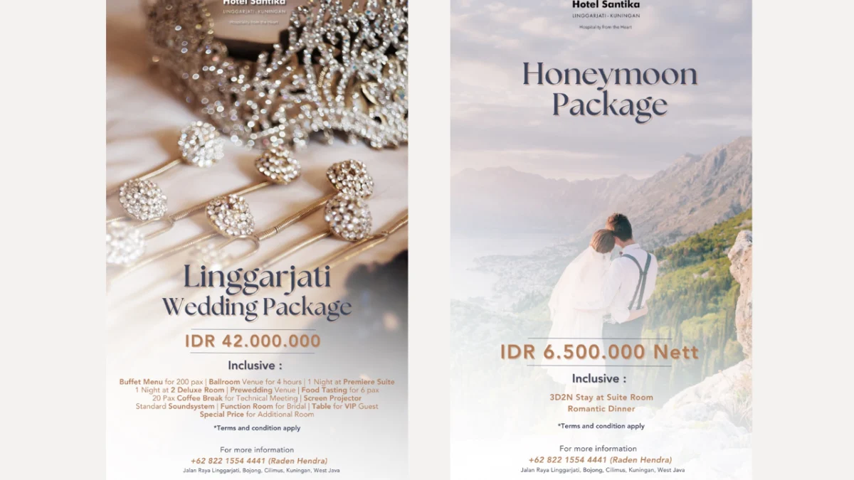 Wujudkan Pernikahan Impian bersama Hotel Santika Premiere Linggarjati
