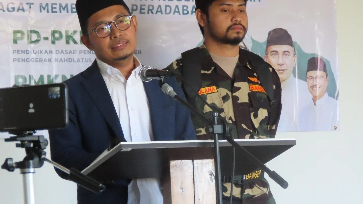 Ketua PCINU Jepang Achmad Gazali saat memberikan sambutan dalam kegiatan pengakderan di Pesantren NU Jepang, Koga, Ibaraki, Jepang pada 3 Mei 2024 lalu.