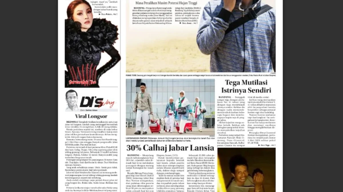 Epaper Jabar Ekspres 4 April 2024