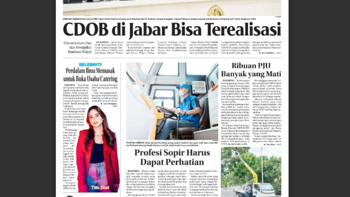 Epaper Jabar Ekspres 15 Mei 2024