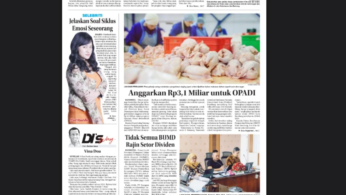 Epaper Jabar Ekspres 25 Mei 2024