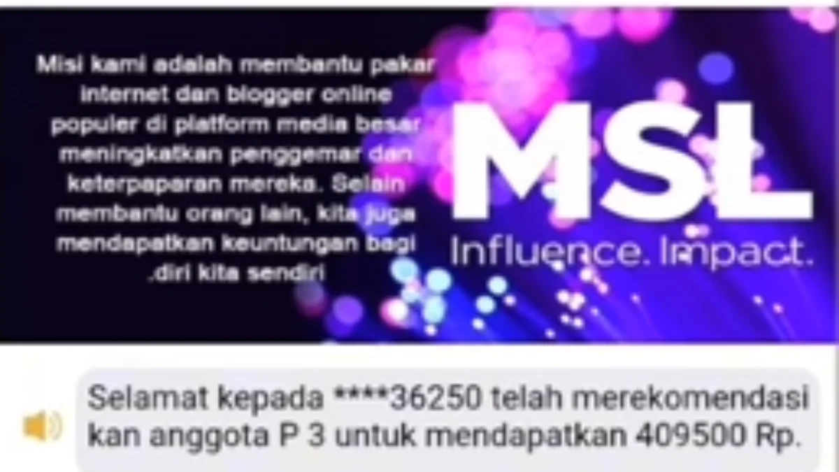 Aplikasi MSL Apakah Aman Atau Penipuan Scam? Waspadalah!