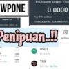 Cek Fakta Benarkah Aplikasi WPONE Bisa Menghasilkan Uang?