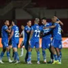 Para pemain Persib Bandung saat merayakan gol David Da Silva ke gawang Bali United/Dok :Persib/