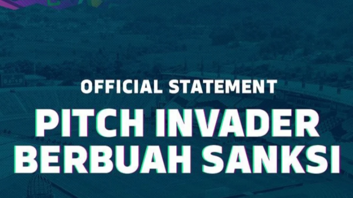 Persib mendapatkan sanksi dari Komdis PSSI akibat tindakan Pitch Invander penonton. Foto/persib