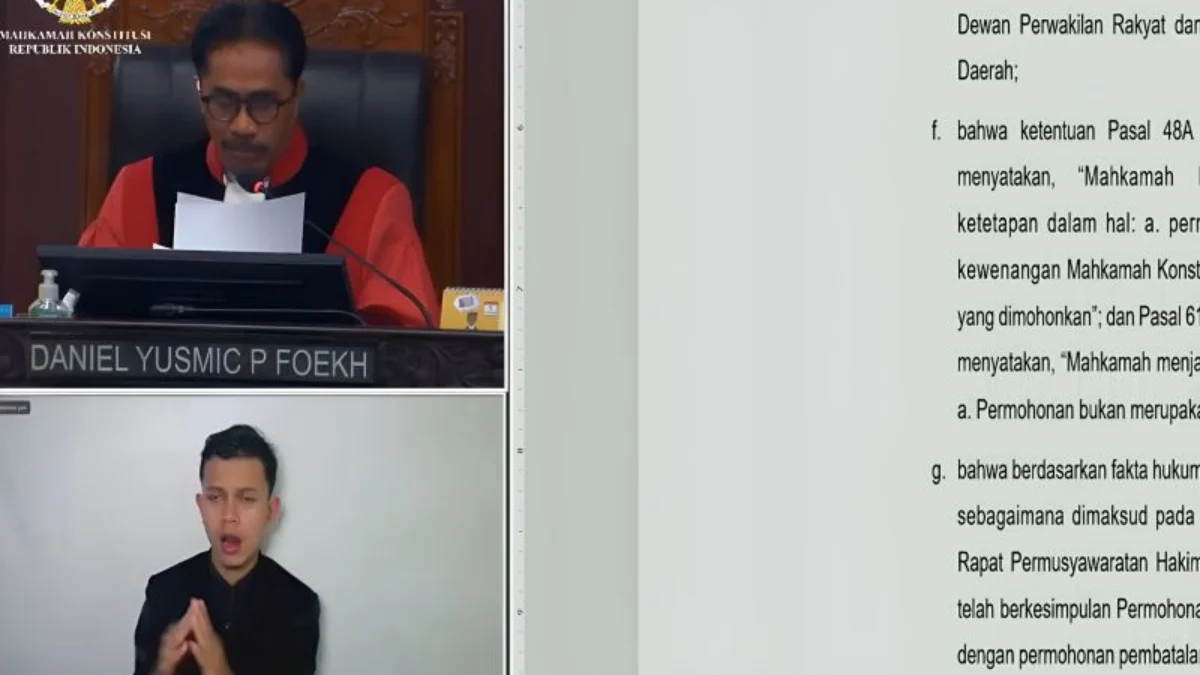 MK Tolak Gugatan Gerindra yang Minta PSU Hasil Pileg Jabar Dapil 9 MK Tolak Gugatan Gerindra yang Minta PSU Hasil Pileg Jabar Dapil 9