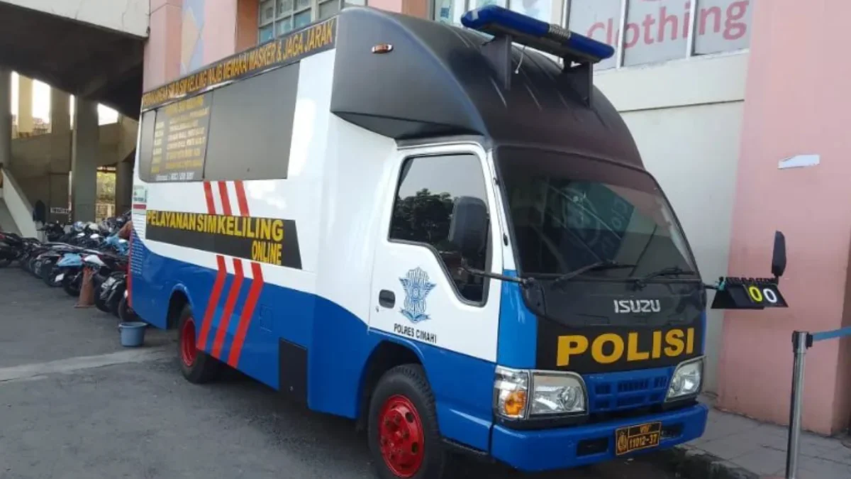 Mobil SIM Keliling di Cimahi/ Dok. IG @satlantascimahi
