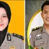 Polwan Mojokerto yang bakar suami karena sering main judi online.