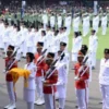ILUSTRASI Pasukan Paskibraka saat melaksanakan tugasnya. Sayangnya ada satu calon yang disesalkan BPIP tidak lolos ke tingkat pusat.