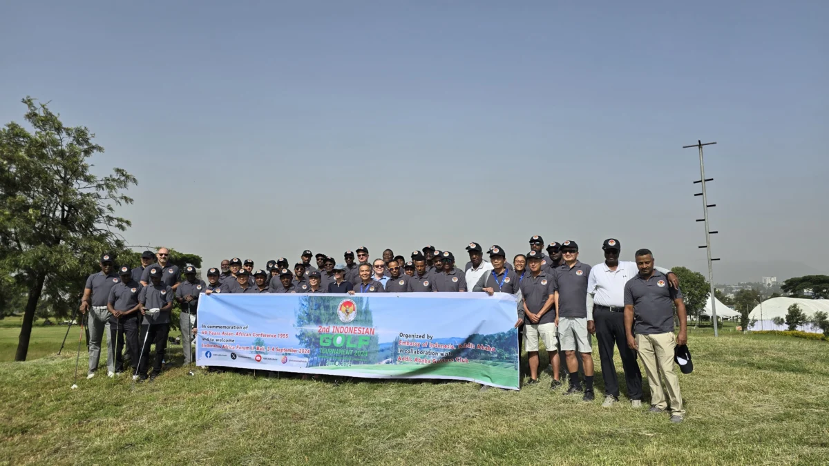 Tingkatkan Persahabatan, Indonesia Selenggarakan Golf Tournament ke-2 di Ethiopia Golf Tournament ke-2 yang diselenggarakan KBRI di Addis Ababa Ethiopia.