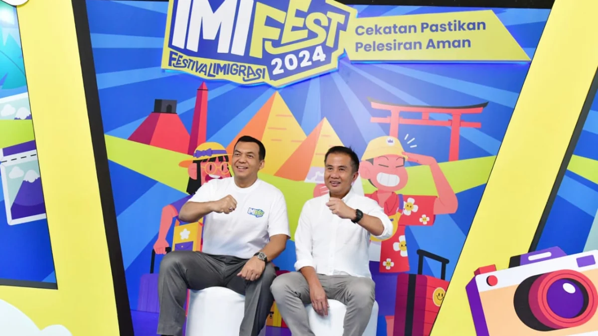 Pj Gubernur Jabar Bey Machmudin saat menghadiri ImiFest 2024.