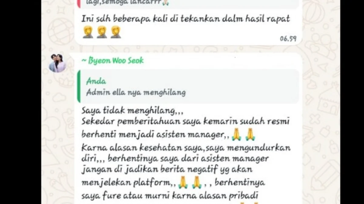 Salam perpisahan dari Leader Aplikasi MSL APP