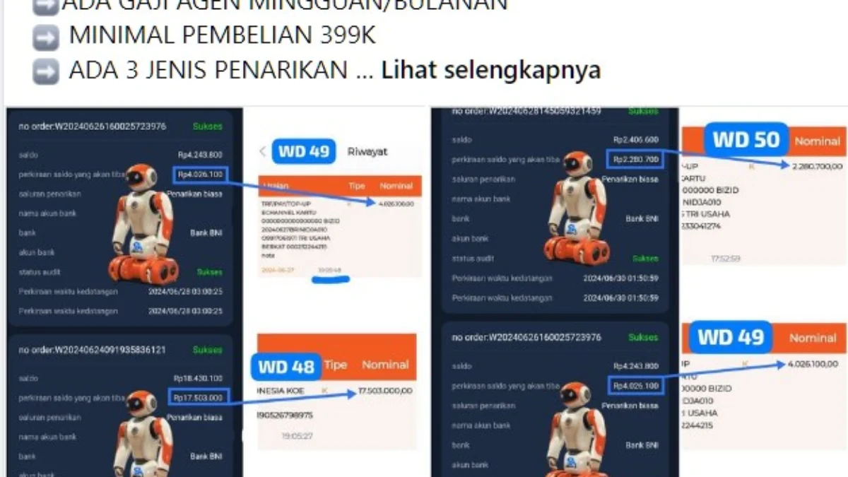 Salah satu promosi aplikasi di grup MSL Indonesia