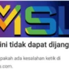 Aplikasi MSL yang sempat mengalami error.