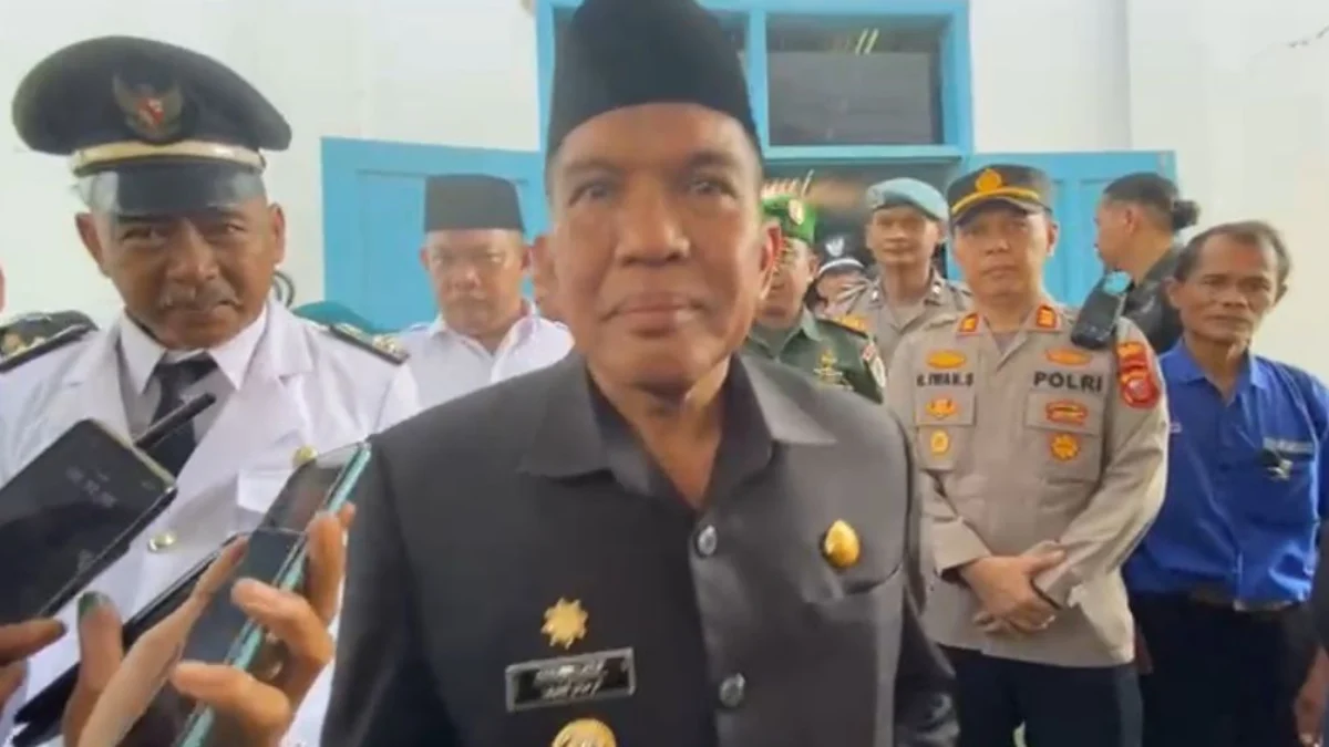 Pj Bupati Bandung Barat, Arsan Lagif ditemui usai menghadiri pelantikan perpanjangan kepala desa di wilayah Kecamatan Cipatat. Rabu (5/6). Dok istimewa