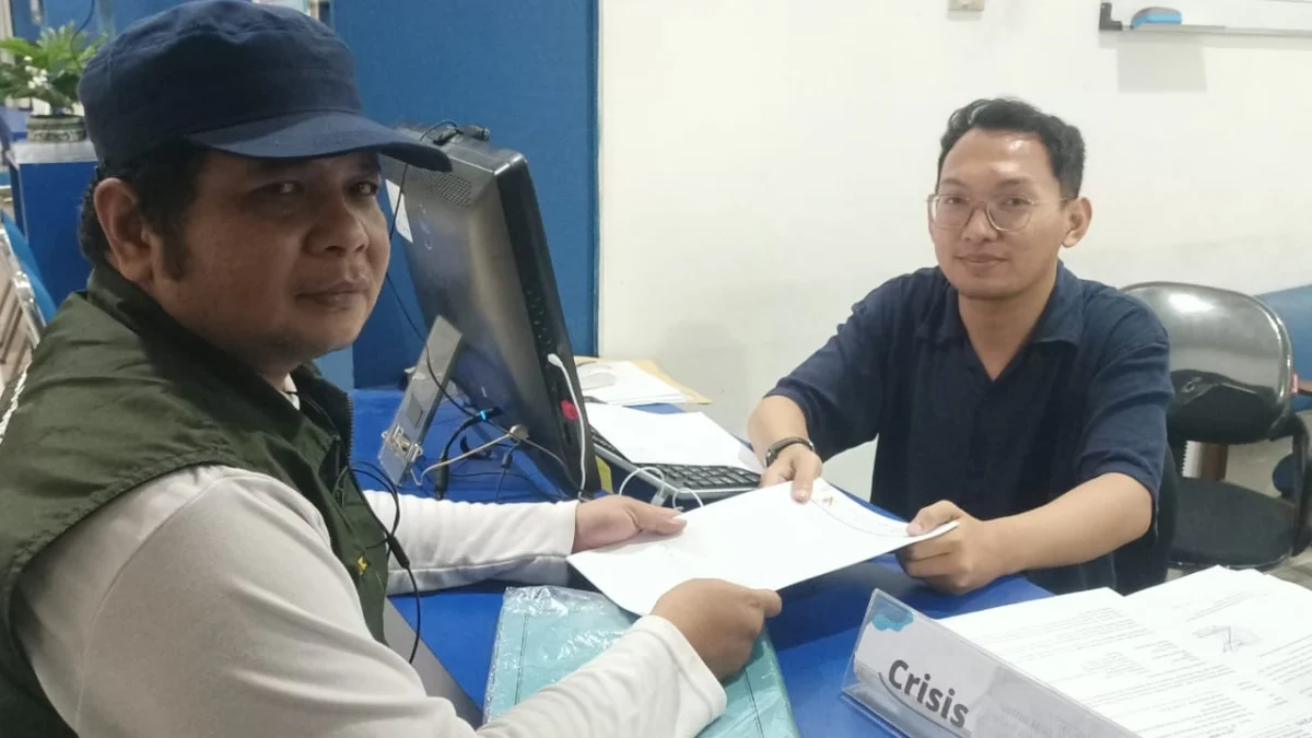 TKSK Cileunyi, Yudistira saat sambangi Balai Pelayanan Pelindungan Pekerja Migran Indonesia (BP3MI) Provinsi Jabar. (Istimewa)