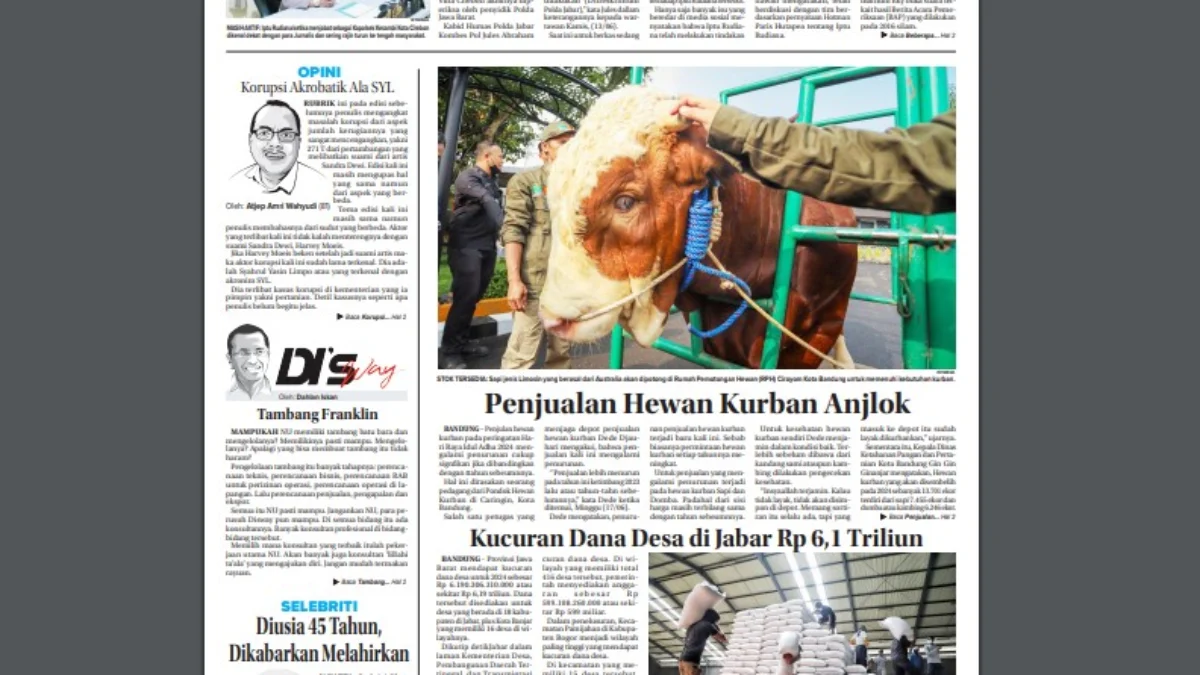 Epaper Jabar Ekspres 18 Juni 2024