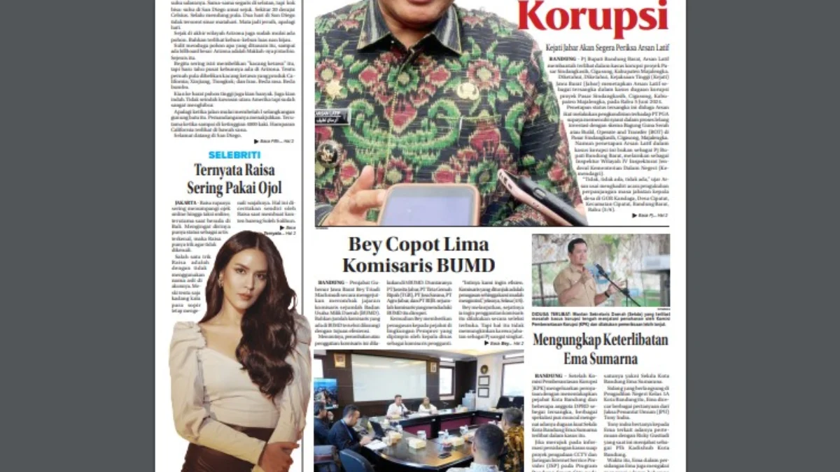 Epaper Jabar Ekspres 7 Juni 2024
