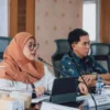 FOKUS : Kepala Biro BUMD, Investasi dan Administrasi Pembangunan (BIA) Jabar Lusi Lesminingwati saat RUPS PT Jamkrida Jabar, awal Mei lalu. (Ist)