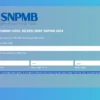 Laman cek pengumuman SNBT UTBK 2024/ Tangkap layar laman snbt.upnjatim.ac.id/