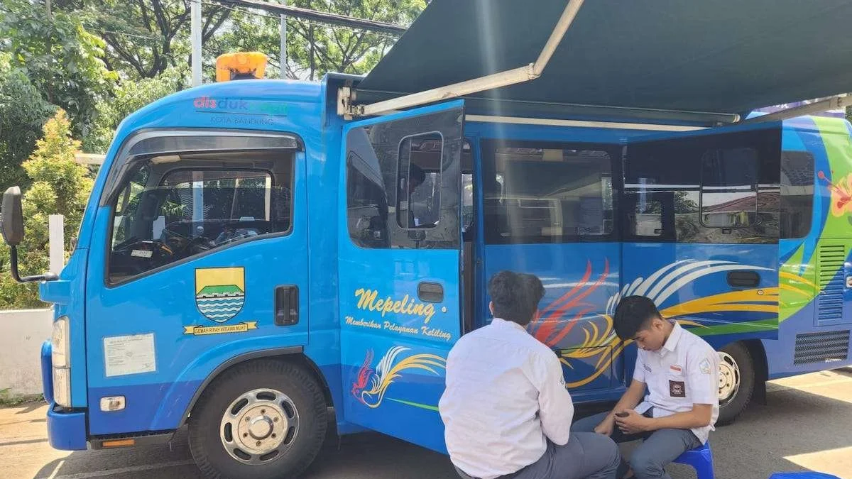 Mobil Mepeling Disdukcapil Kota Bandung/ Dok. jabarprov.go.id