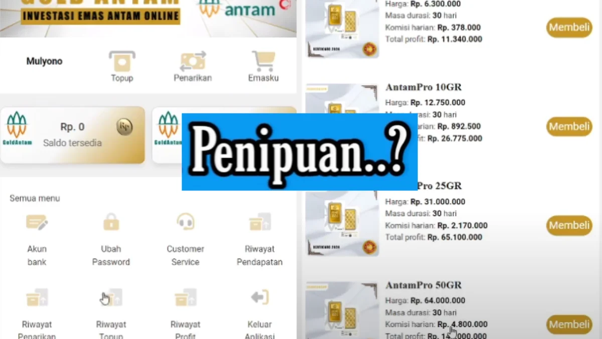 Cara Kerja Gold Antam, Apakah Aplikasi ini Bisa Dipercaya?