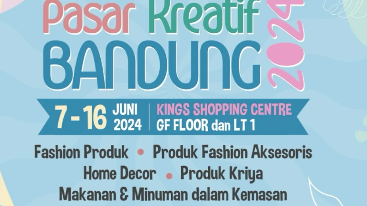Pasar Kreatif Bandung 2024/ Instagram @pasarkreatifbdg