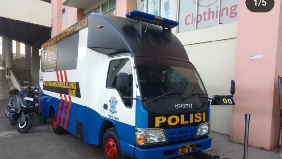 Mobil SIM Keliling Satlantas Polres Cimahi/ Instagram @sim.satlantaspolrescimahi