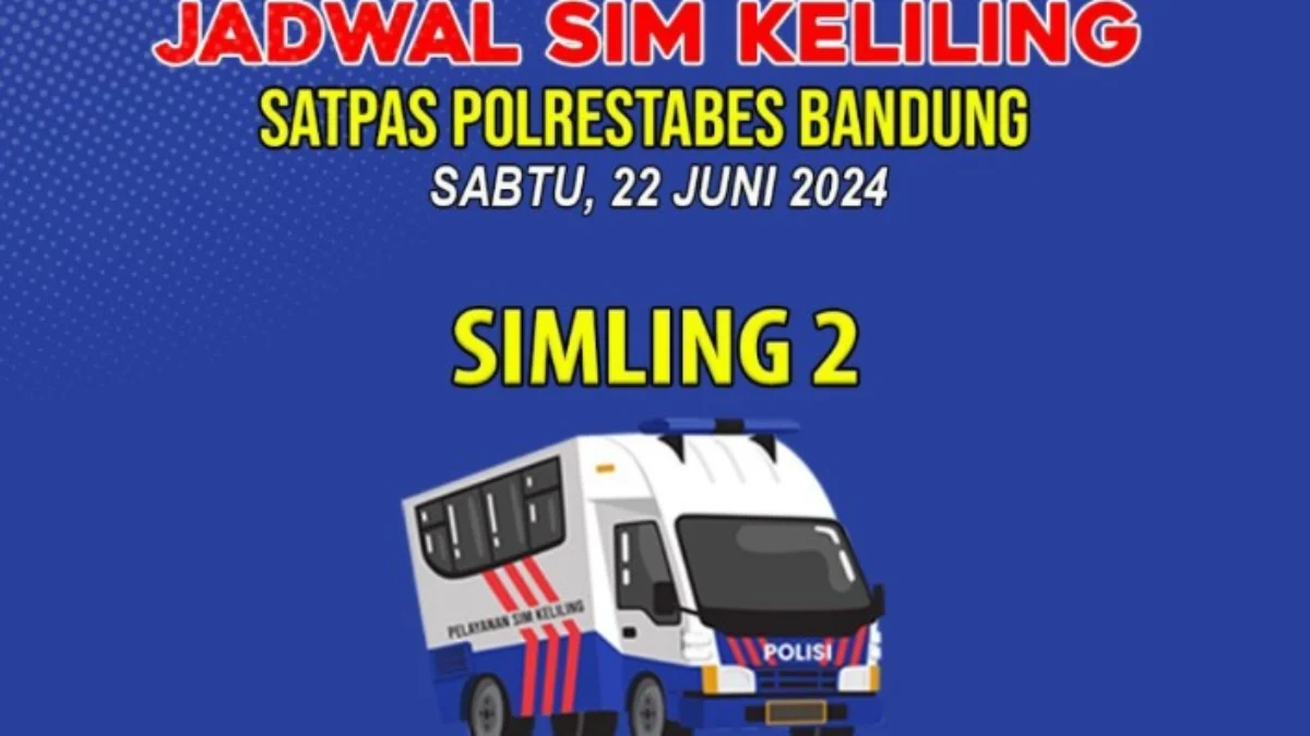 Jadwal SIM Keliling Bandung/ Instagram Story @simrestabesbdg1