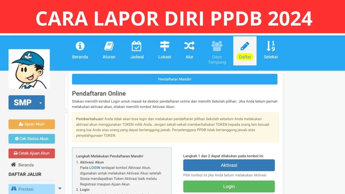 Dokumen dan Cara Lapor Diri PPDB Online 2024 untuk Semua Jalur