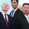 Putin Tiba di Korut, Karpet Merah dan Pelukan Hangat dari Kim Jong Un