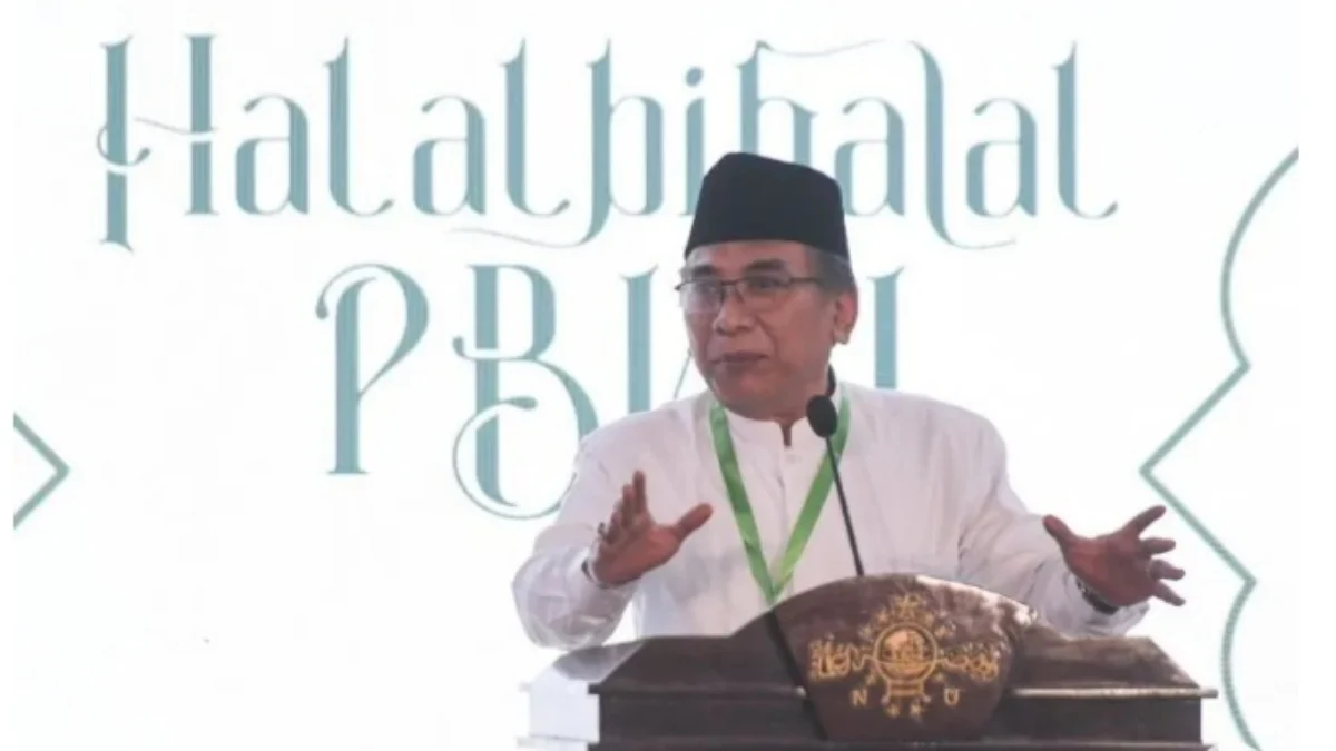 PBNU: Izin Tambang untuk Ormas Merupakan Langkah Berani Presiden Jokowi Ketua Umum PBNU KH Yahya Cholil Staquf. foto/ANTARA