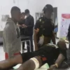 Anggota Kodim 1715/Yahukimo mengalami luka tembak di paha sebelah kiri sedang menjalani perawata di Rumah Sakit Dekai. foto/ANTARA