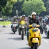 Punya Hobi Riding, Sendi Fardiansyah Komit Dukung Penuh Gerakan Kepemudaan di Kota Bogor Bacawalkot Bogor, Sendi Fardiasnyah saat mengikuti Sunmori bersama komunitas pemuda Milenial Bogor Bergerak. (Yudha Prananda / Jabar Ekspres)